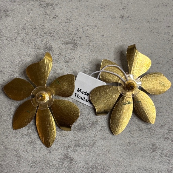 Anthropologie Bold Botanical Earrings - Picture 7 of 9